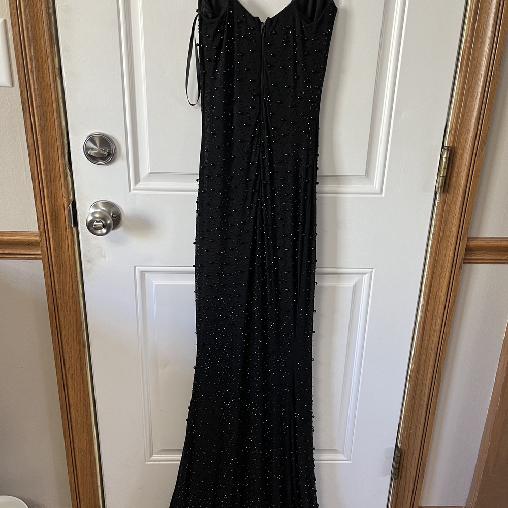 Windsor Black Beaded Prom Gown